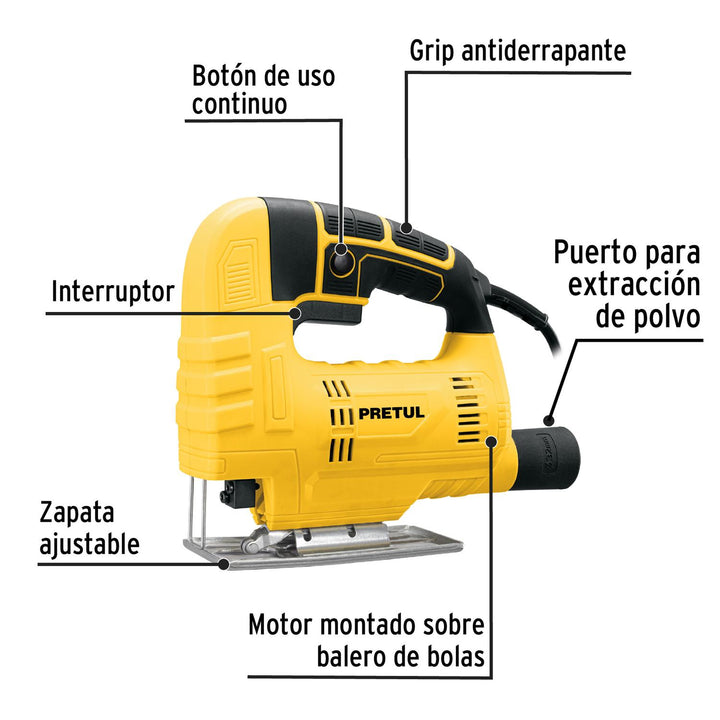 Sierra caladora 400 W, Pretul - Mundo Tool 