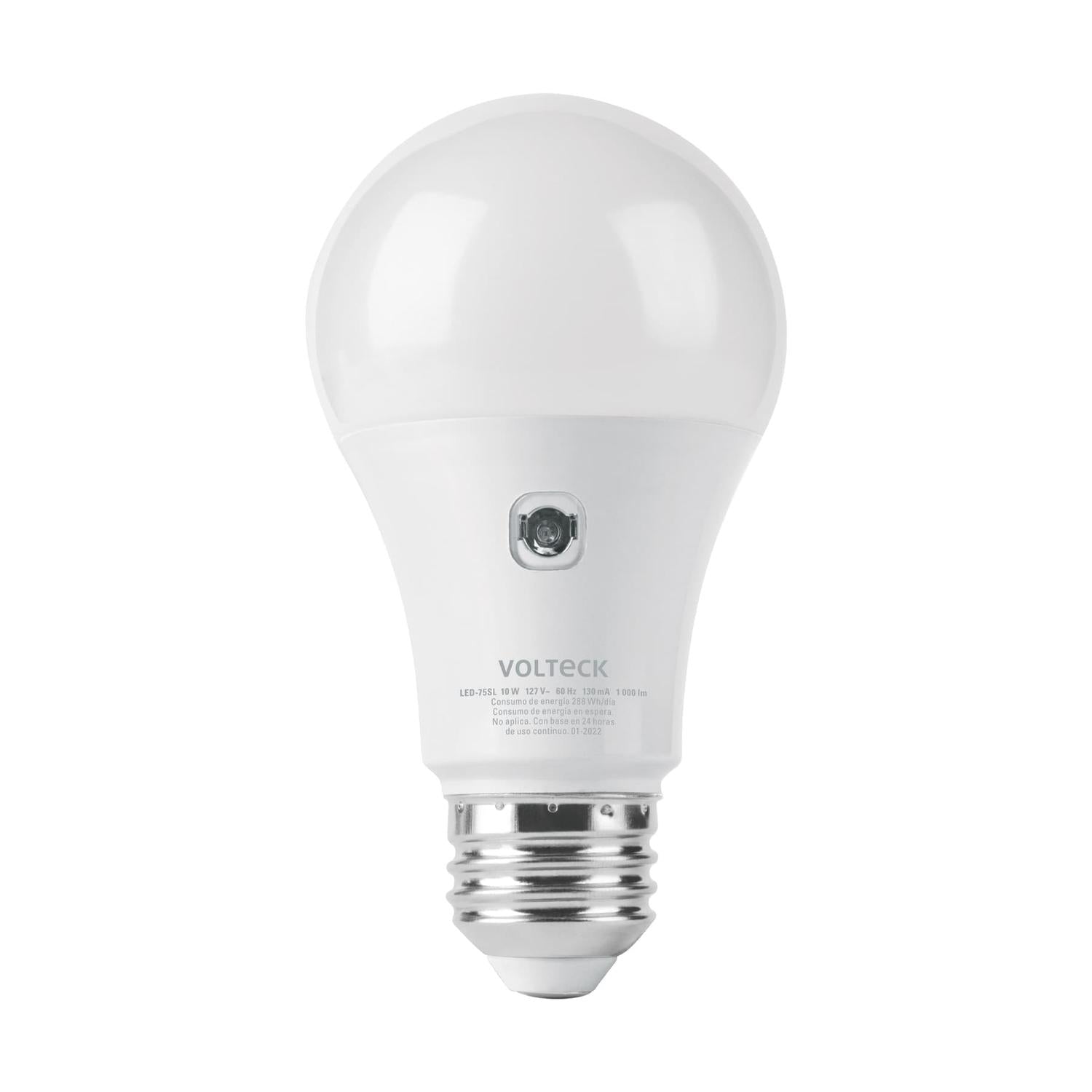 Voltech Led Bulb Lámpara LED tipo bulbo A19 10 W con sensor de luz, Volteck Volteck ...