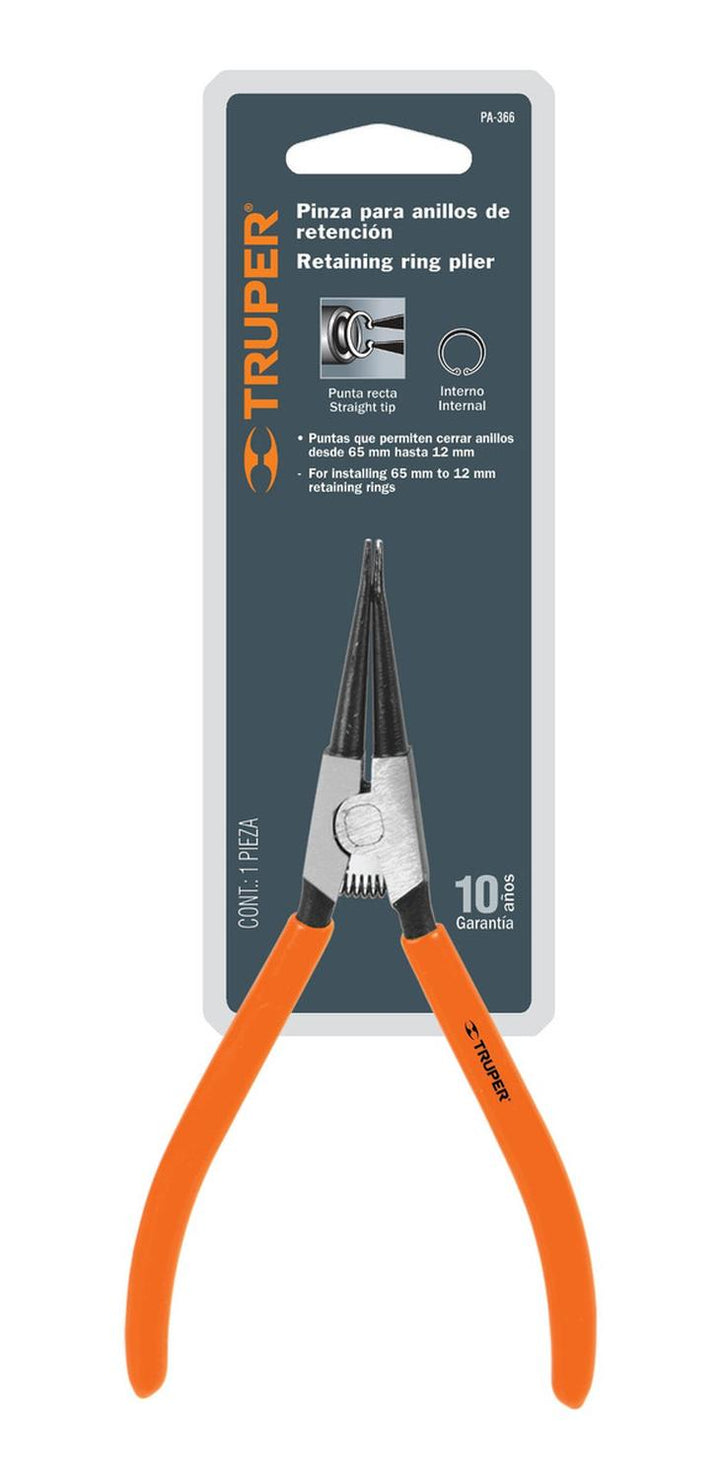 Pinza Punta Recta Para Cerrar Anillos Truper - Mundo Tool 