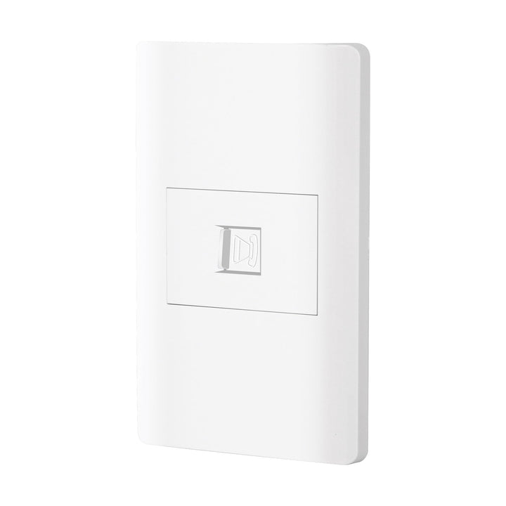 Volteck PA-TE-LB, Placa armada blanca 1 toma para teléfono línea Lisboa - Mundo Tool 