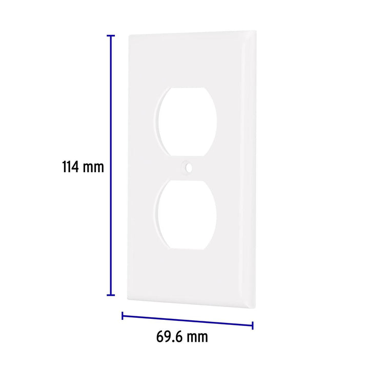 Placa, de ABS, Standard, Blanco - Mundo Tool 