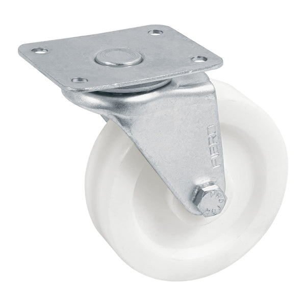 Fiero RO-225 Rodaja polietileno 3″ pisada 22mm, color, Carga 40 kg, pack of/paquete de 1 - Mundo Tool 