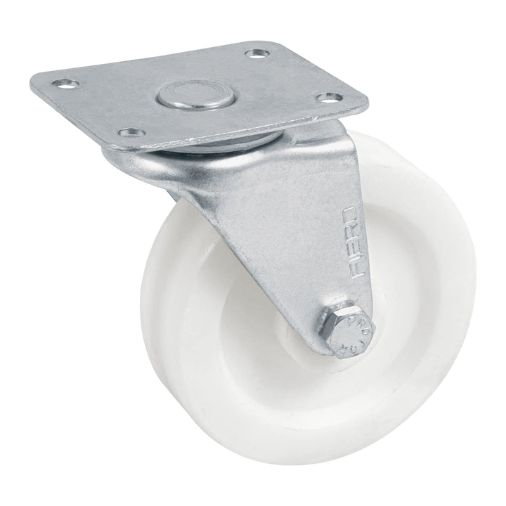 Fiero RO-225 Rodaja polietileno 3″ pisada 22mm, color, Carga 40 kg, pack of/paquete de 1 - Mundo Tool 