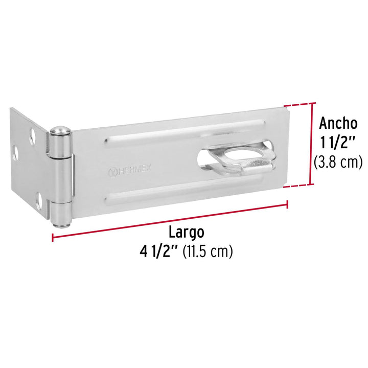 Portacandado Acero Zincado 4-1/2' Hermex - Mundo Tool 