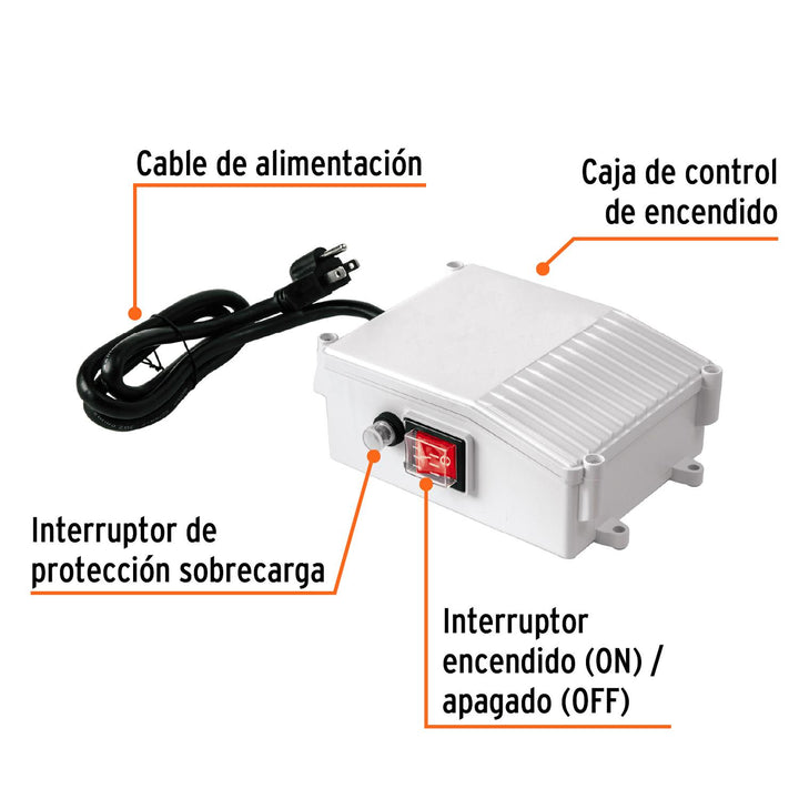 Caja de control para bomba tipo bala 2 HP, Truper - Mundo Tool 