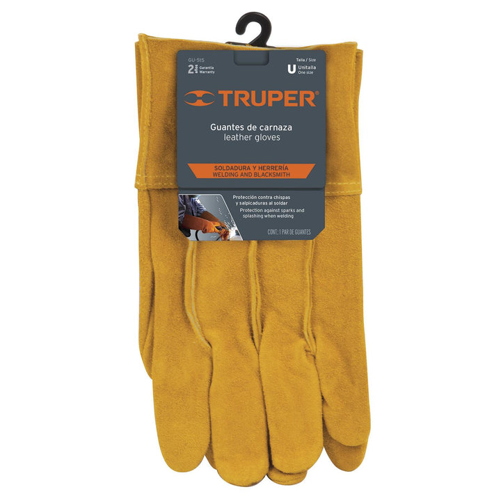 Guantes De Carnaza Corto Truper - Mundo Tool 