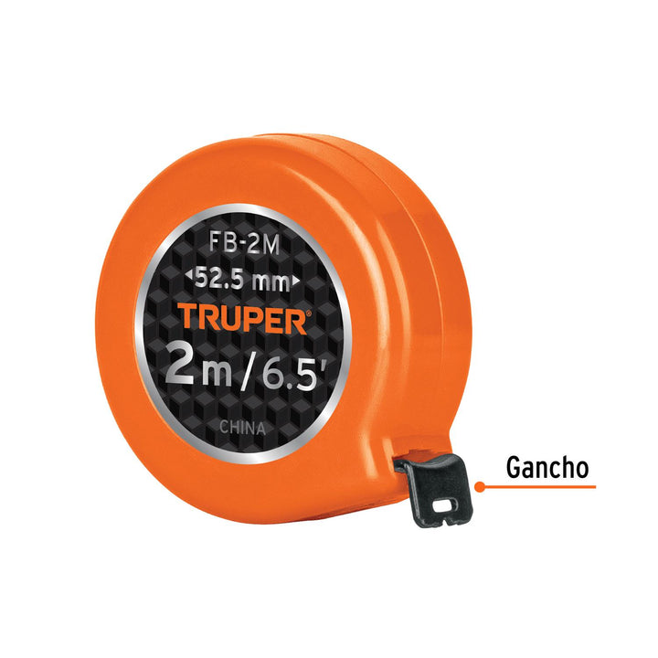Flexómetro de bolsillo 2m, Truper - Mundo Tool 