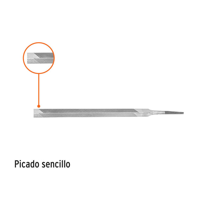 Lima triángulo pesado 7", 32 dpp, Truper - Mundo Tool 
