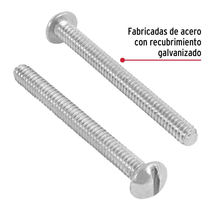 Tornillo Tipo Estufa 3/16x2' 100 Pzas Fiero - Mundo Tool 