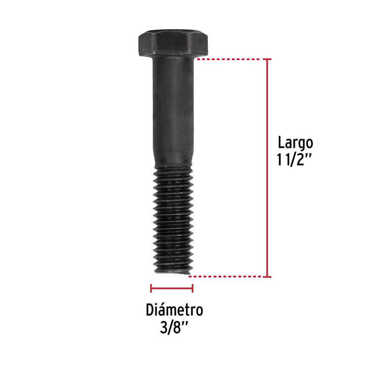 Tornillo Grado 5, 3/8 x 1-1/2', bolsa con 70 piezas Fiero - Mundo Tool 