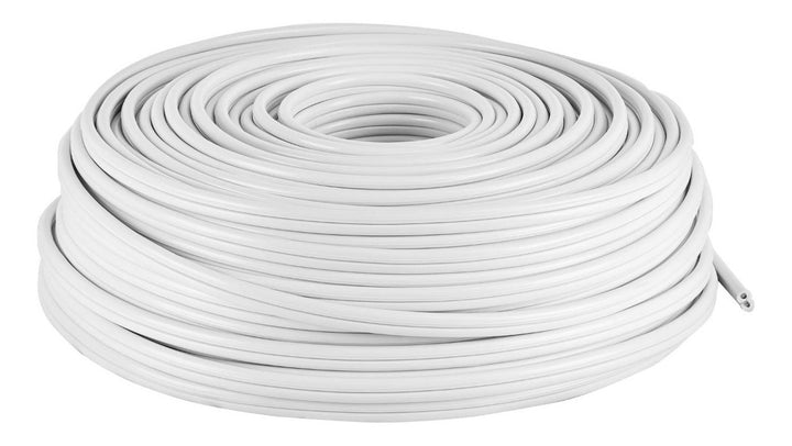 Cordón Duplex Flexible Spt 12 Awg Rollo 100 M Volteck 46066 Cubierta Blanco - Mundo Tool 