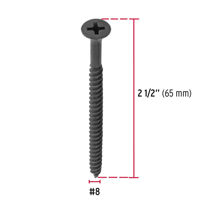 Pija multiusos 8 x 2-1/2', cuerda cerrada, caja 100 piezas Fiero - Mundo Tool 