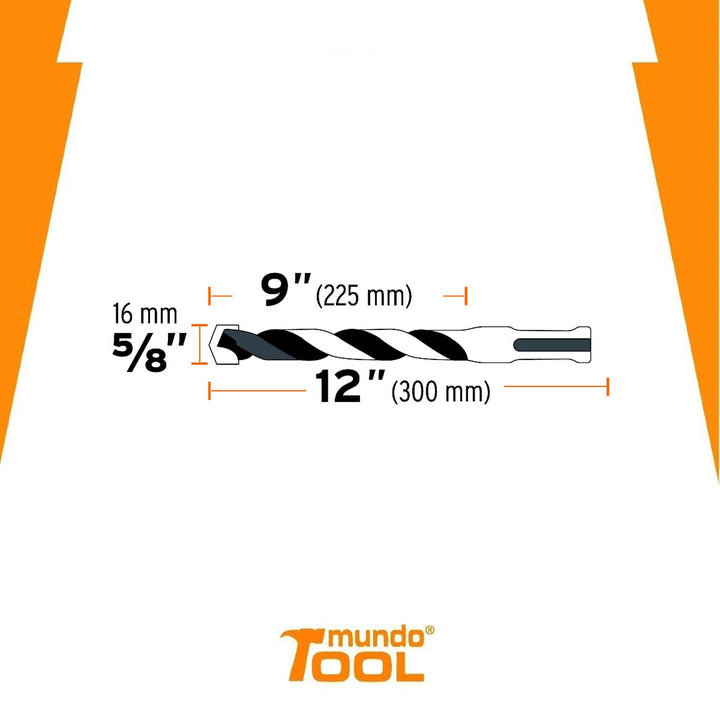 Broca para concreto SDS Plus 5/8x12 Truper - Mundo Tool 