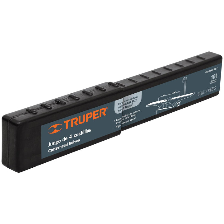 Cuchillas de repuesto para canteadora CANT-8X-2, 4 pzas Truper - Mundo Tool 
