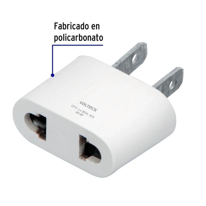 Adaptador barra redonda a plana Volteck - Mundo Tool 