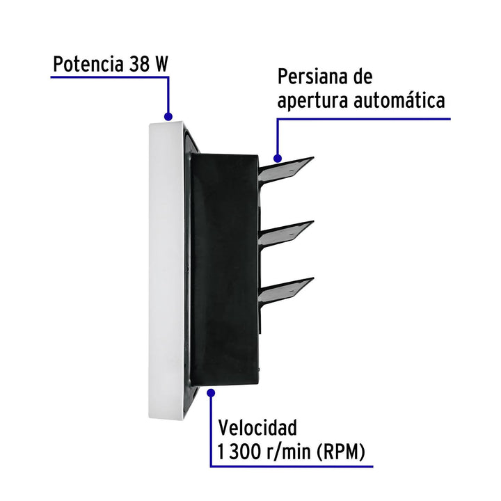 Extractor Industrial de aire 10", Volteck - Mundo Tool 