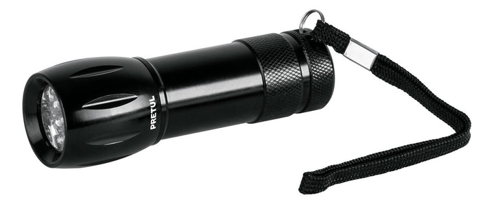Linterna De Aluminio De Pilas, 35 Lúmenes, 9 Leds - Mundo Tool 