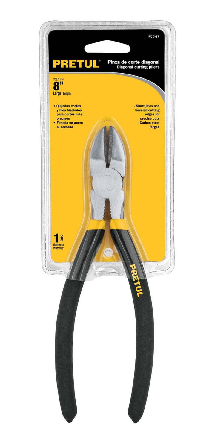 Pinza De Corte Diagonal 8' Pretul - Mundo Tool 