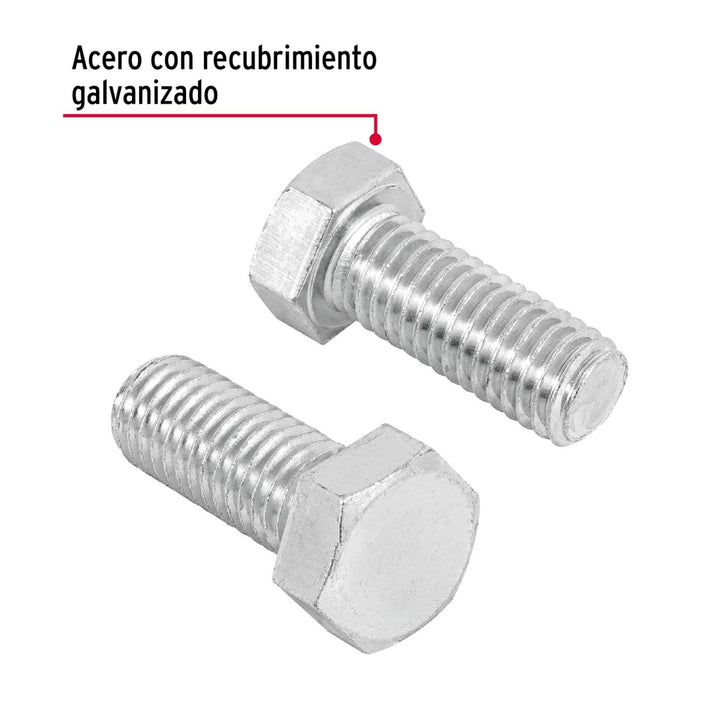 Tornillo tipo máquina, 1/2 x 1 1/4', bolsa con 40pzas Fiero - Mundo Tool 