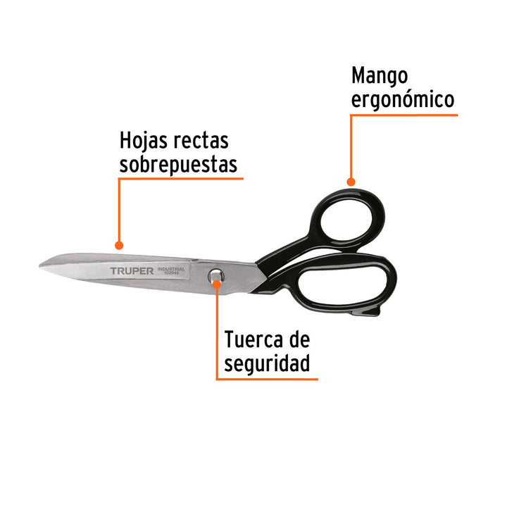 Tijera 9' industrial para sastre, Truper - Mundo Tool 