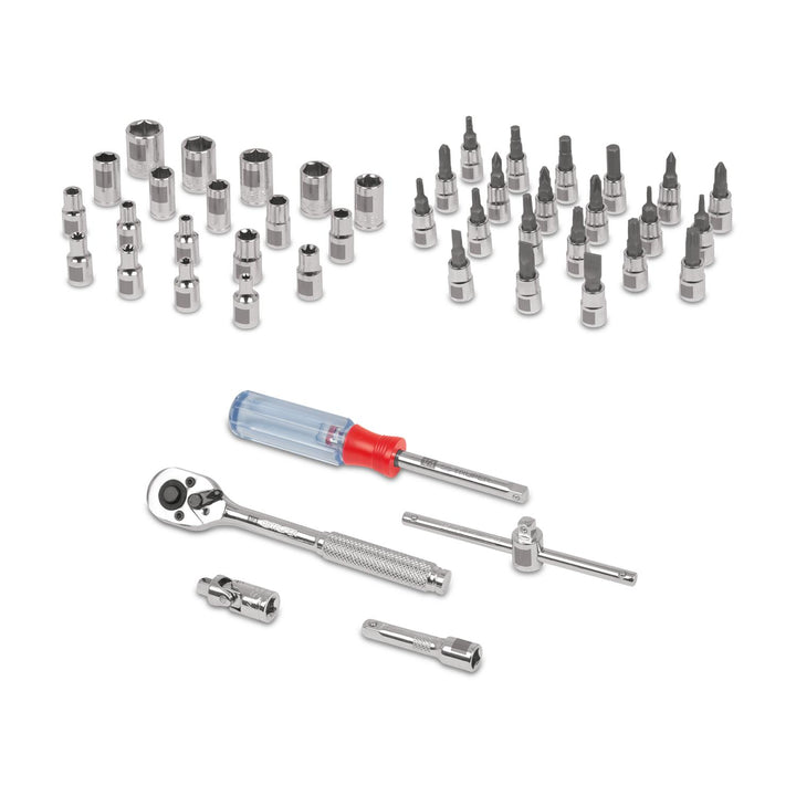 Juego de 45 herramientas cuadro 1/4" std para mecánico - Mundo Tool 