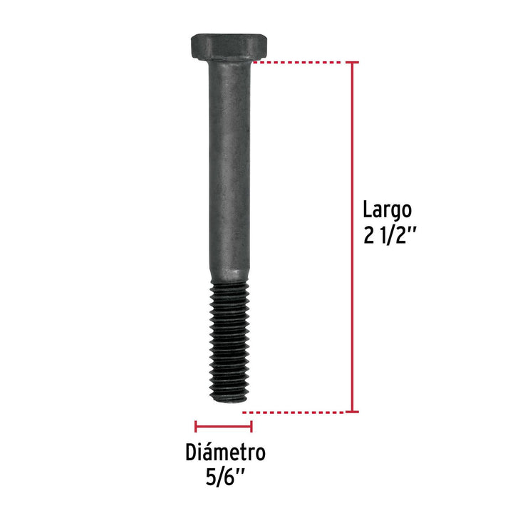 Tornillo Grado 5, 5/16 x 2-1/2', bolsa con 60 piezas Fiero - Mundo Tool 