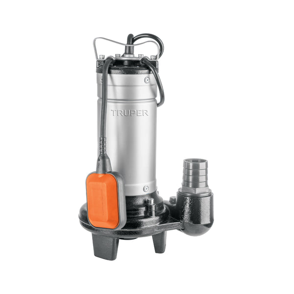 Bomba sumergible acero inox./hierro, a.sucia, 1HP, Truper - Mundo Tool 