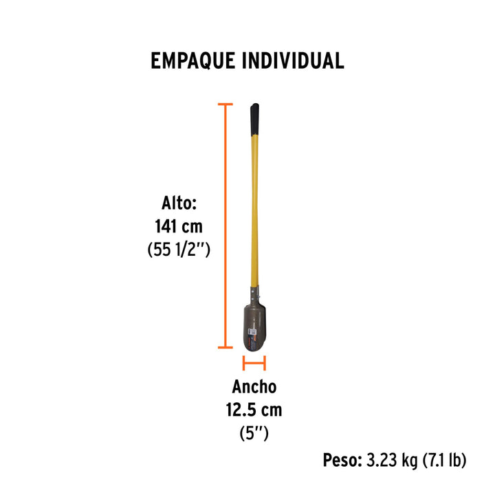 Cavador mangos de fibra de vidrio 45', Truper - Mundo Tool 