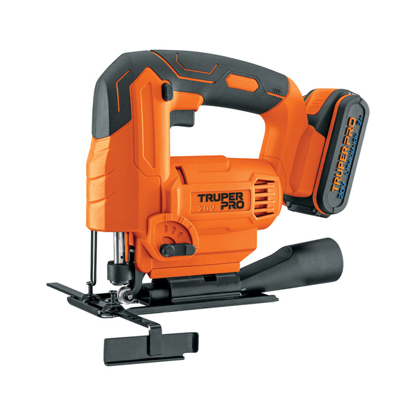 Sierra caladora 20V, 1 batería 2Ah, TRUPER PRO - Mundo Tool 