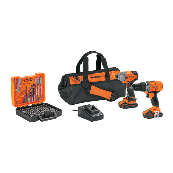 Combo rotomartillo/destornillador impacto, 20V, TRUPER PRO - Mundo Tool 