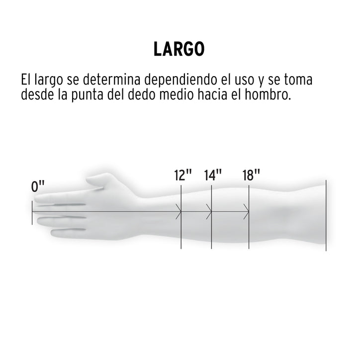 Guantes de látex industriales, XG, Truper - Mundo Tool 