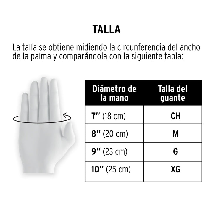 Guantes de látex industriales, XG, Truper - Mundo Tool 