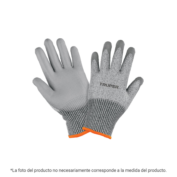 Guante Anticorte NV5 recubrimiento de poliuretano, M, TRUPER - Mundo Tool 
