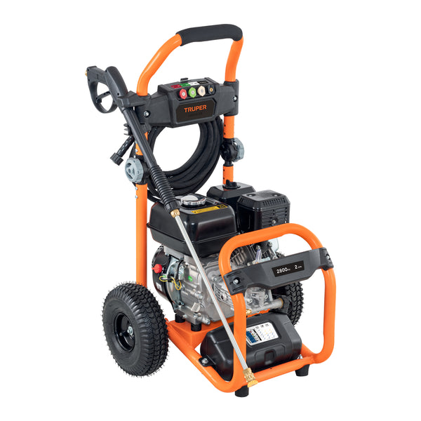 Hidrolavadora con motor a gasolina, 2,800 PSI, TRUPER - Mundo Tool 