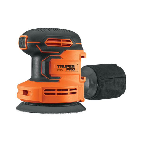 Lijadora roto-orbital 5', 20V, sin accesorios, TRUPER PRO - Mundo Tool 