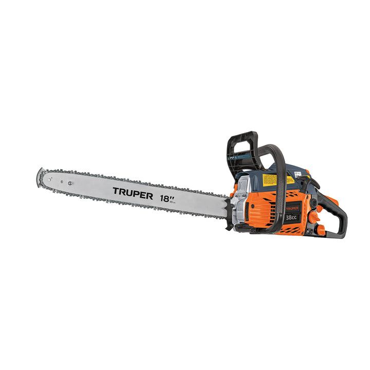 Motosierra 38 cc a gasolina con barra de 18', Truper - Mundo Tool 