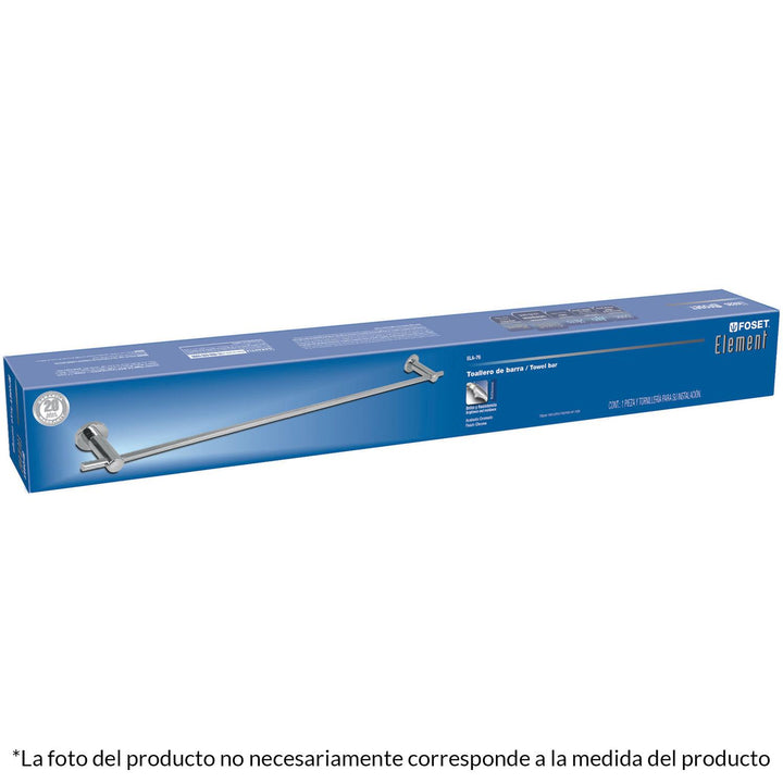 Toallero De Barra Satinado Línea Element Foset - Mundo Tool 