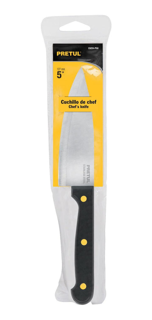 Cuchillo De Chef Mango Plástico 5' Pretul - Mundo Tool 