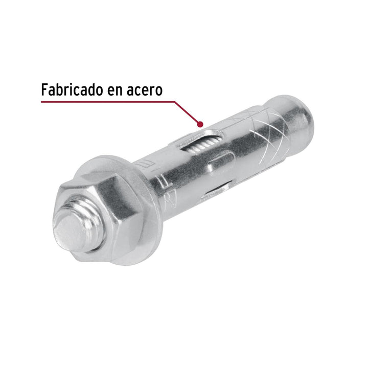 Taquete de expansión, 1/2' con tornillo, bolsa 2 piezas Fiero - Mundo Tool 