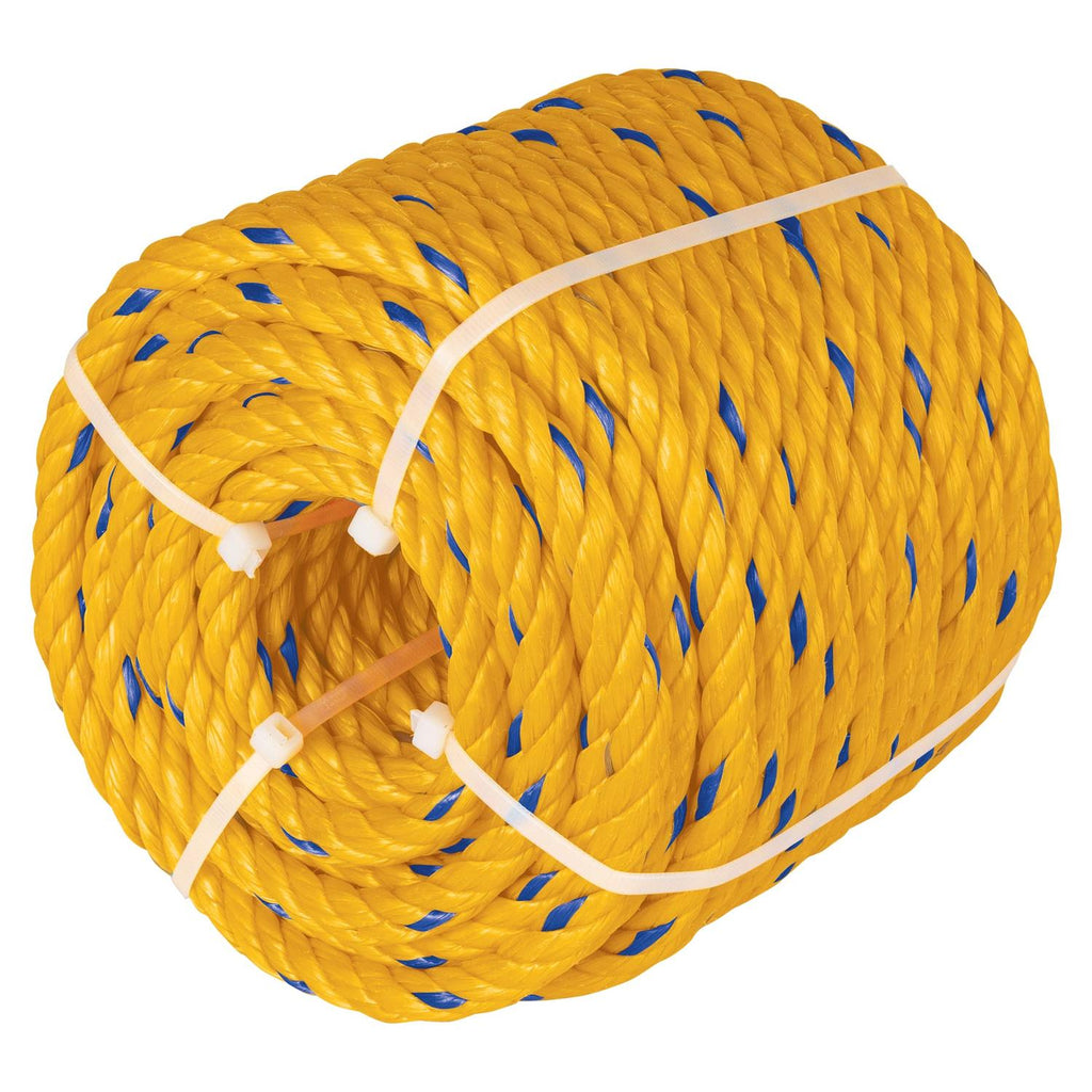 Kilo de cuerda torcida de polipropileno amarilla de 10 mm