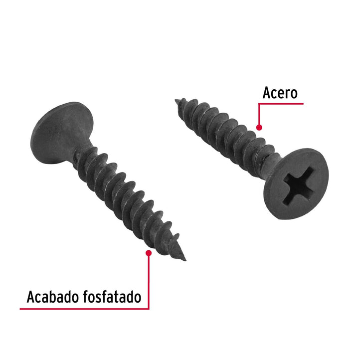 Pija multiusos 8 x 1', cuerda cerrada, caja con 100 piezas Fiero - Mundo Tool 