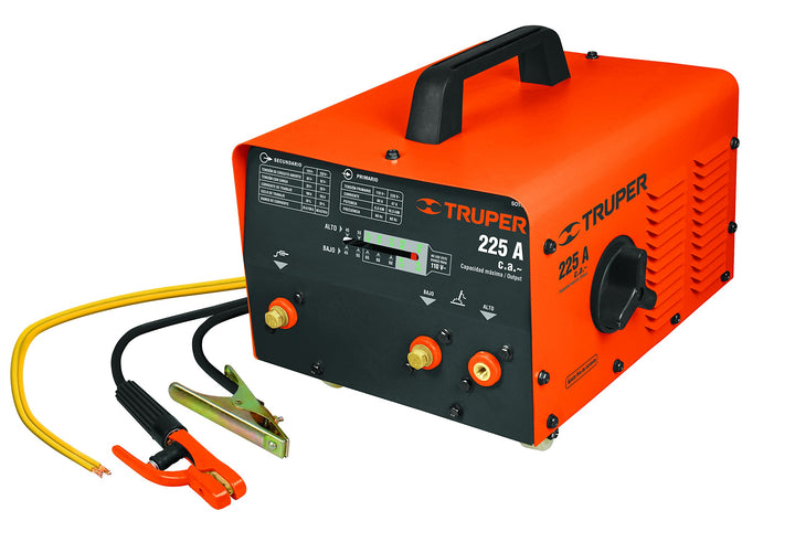 Truper SOT-225, Soldadora de arco eléctrico, corriente alterna 225 A - Mundo Tool 
