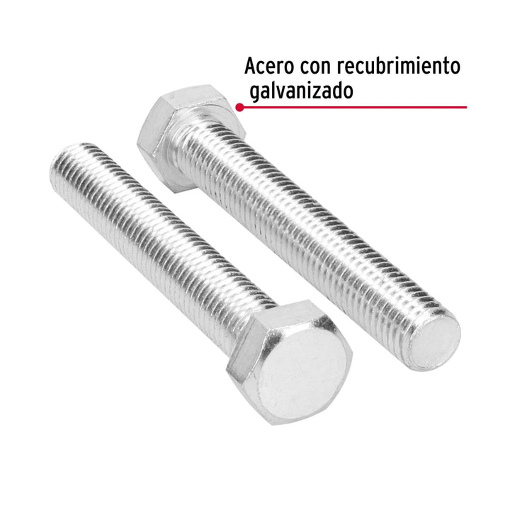 Tornillo tipo máquina, 5/8 x 4', bolsa con 8 pzas Fiero - Mundo Tool 