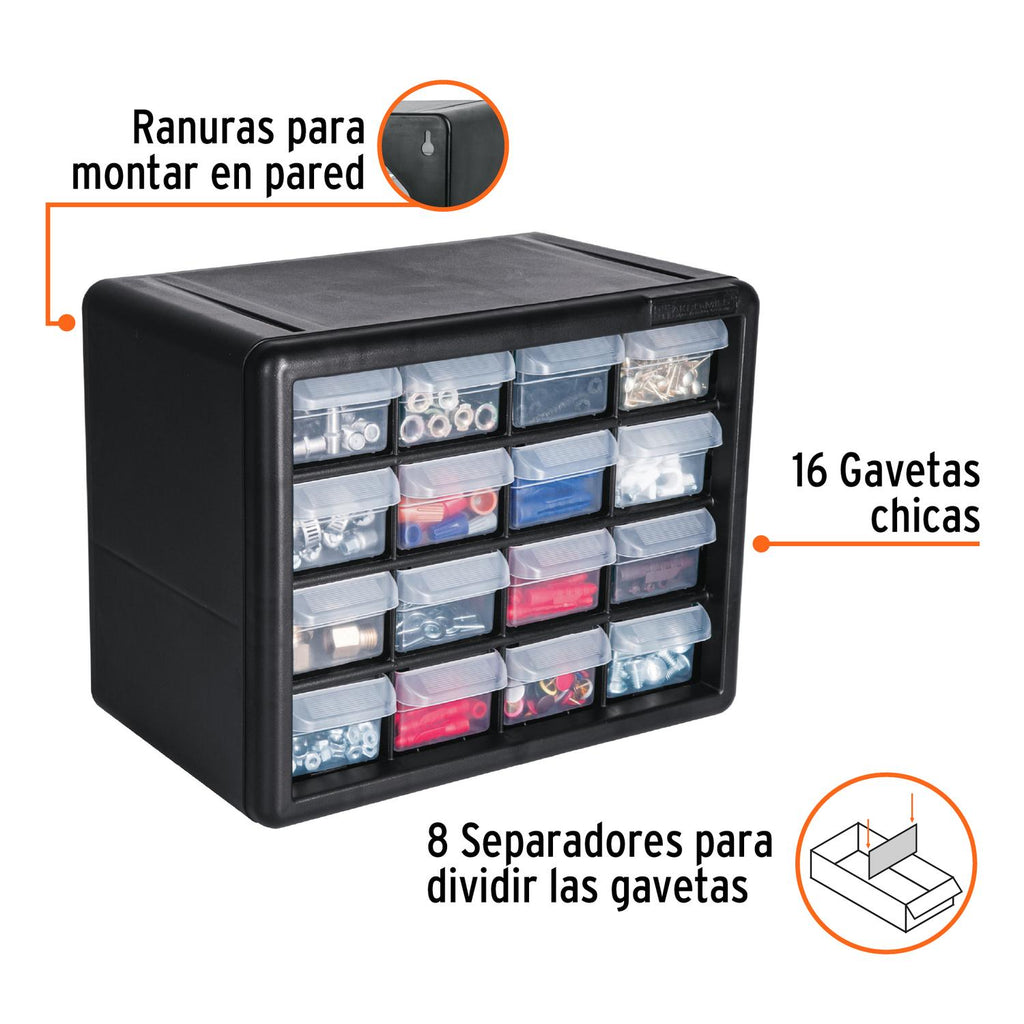 Combo Estante, Organizador de Herramientas y Tornillos - Truper