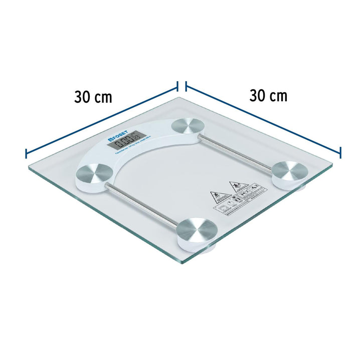 Báscula digital 180kg para baño, Foset - Mundo Tool 