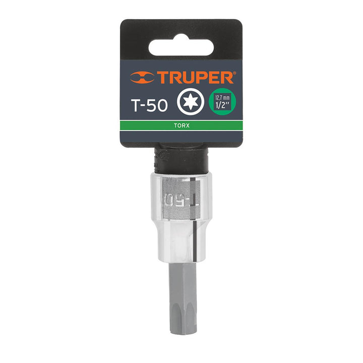 Dado punta Torx T-50 cuadro 1/2" Truper - Mundo Tool 