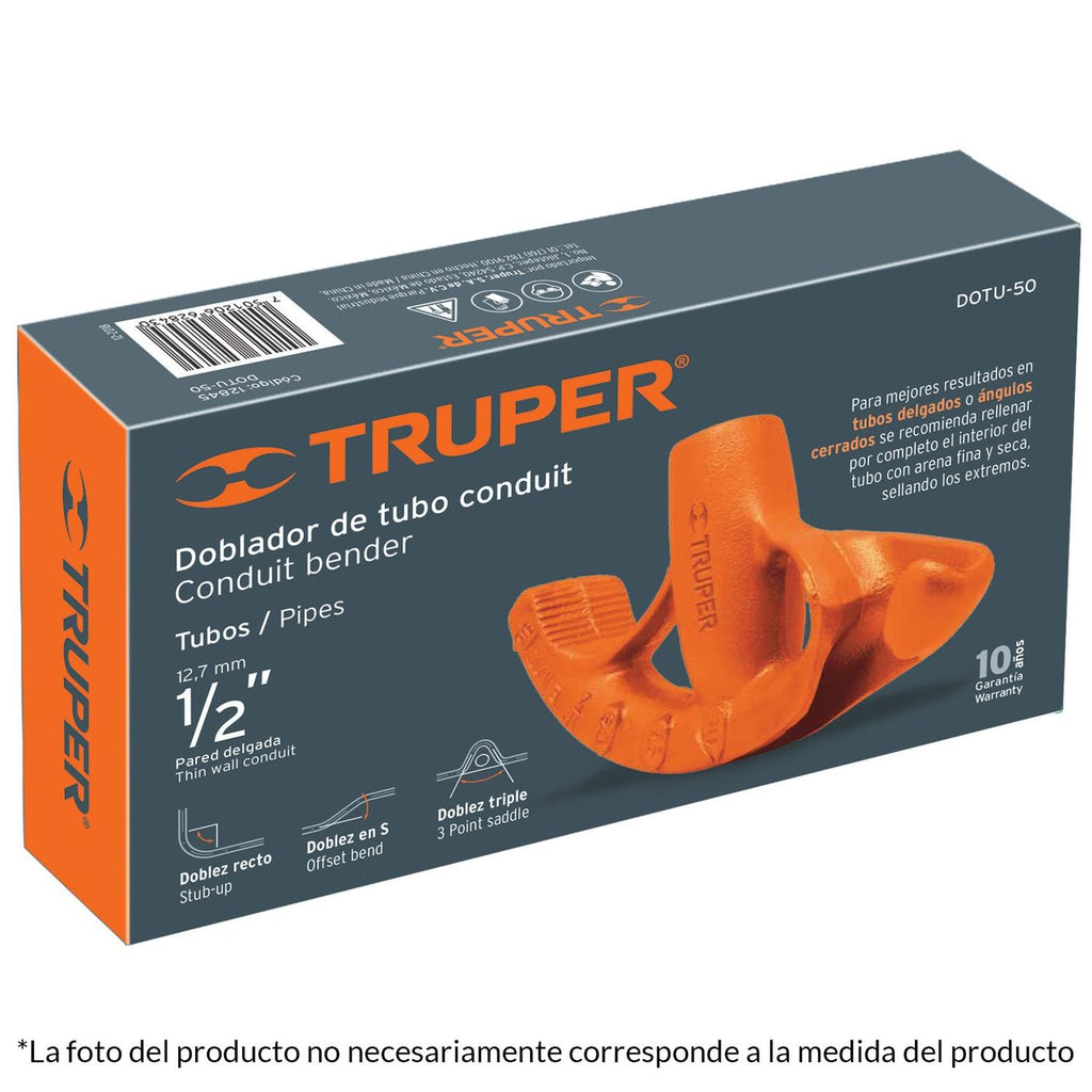 Doblador De Tubo Conduit Hasta 1' Truper - Mundo Tool 