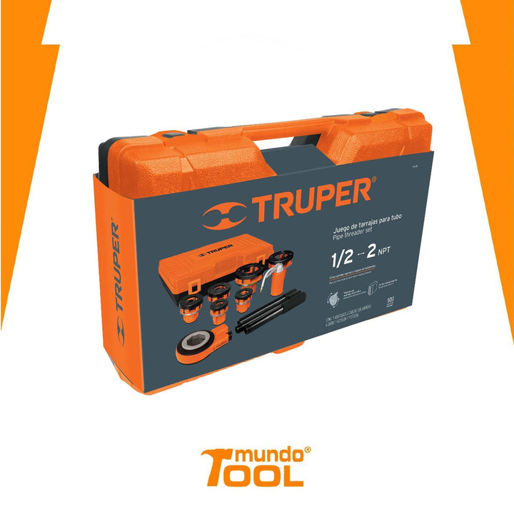 Ta-851 Juego De Tarrajas Para Tubo 8 Piezas - Mundo Tool 