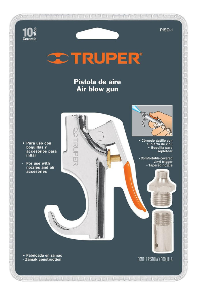 Pistola Metálica Para Sopletear Cuerda 1/4 Np Truper - Mundo Tool 
