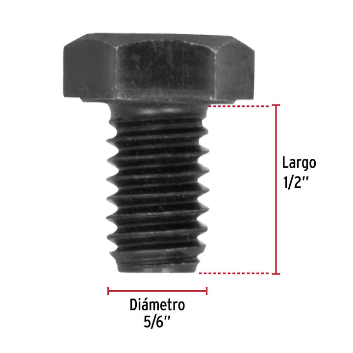 Tornillo Grado 5, 5/16 X 1/2', bolsa con 100 piezas Fiero - Mundo Tool 